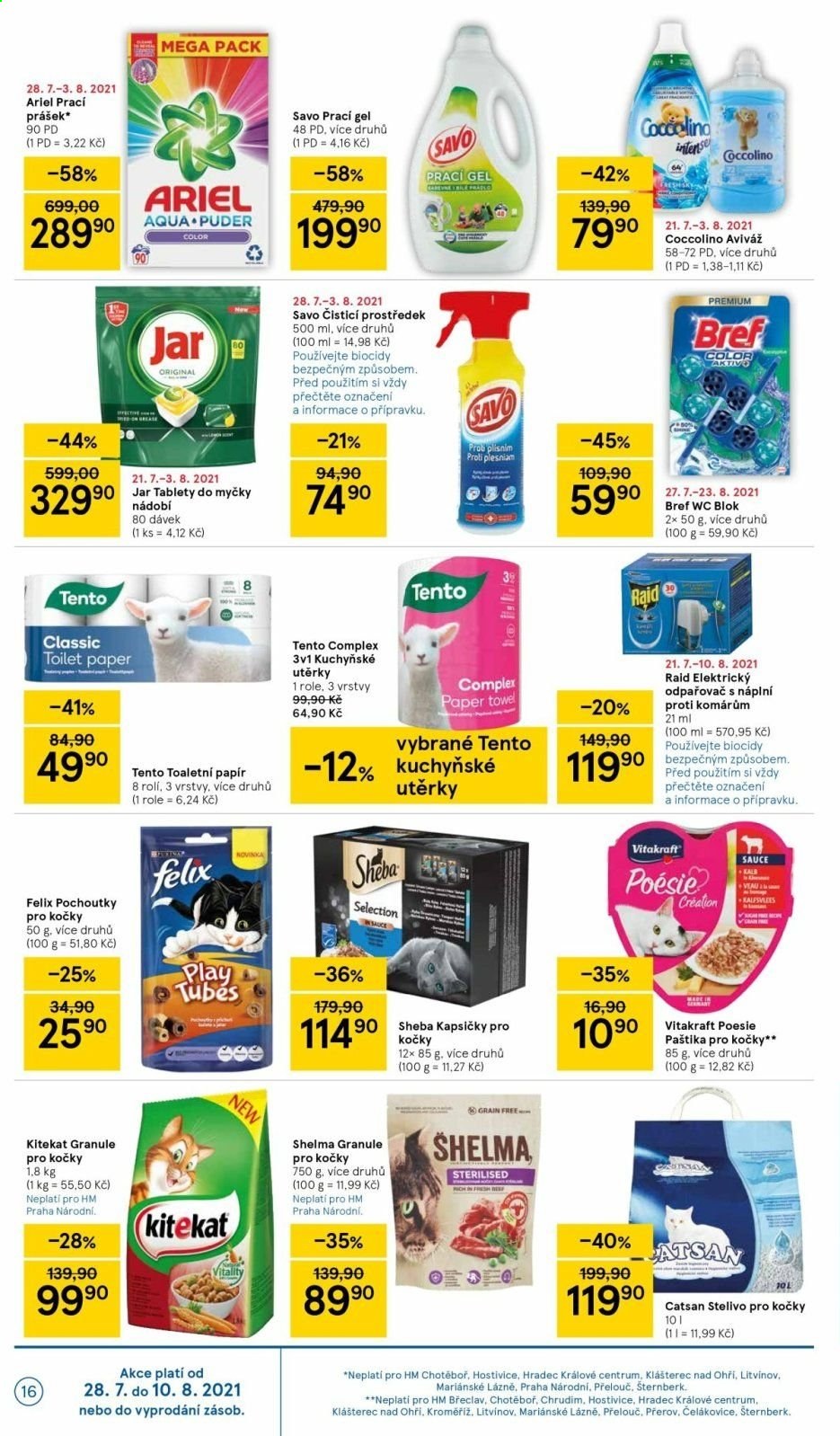 Leták TESCO - 28.7.2021 - 3.8.2021. Strana 16