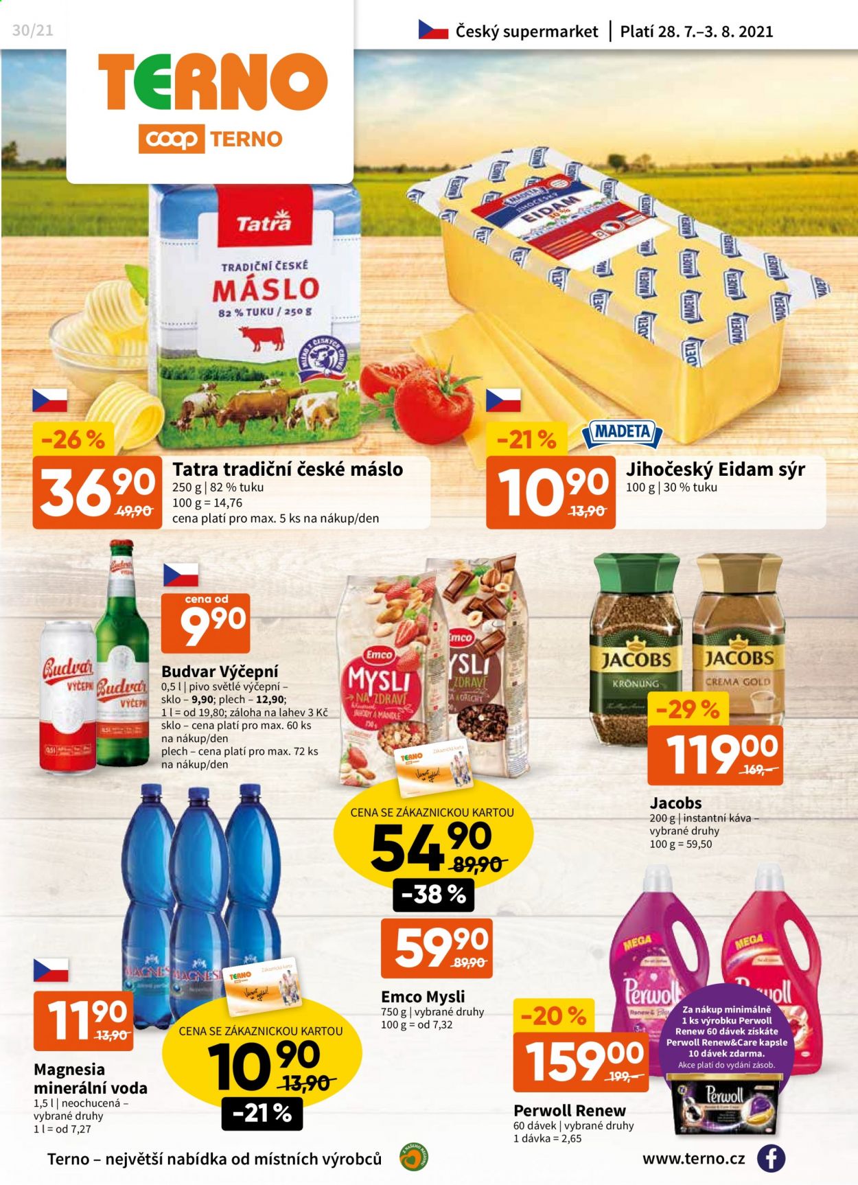 Leták coop TERNO - 28.7.2021 - 3.8.2021. Strana 1