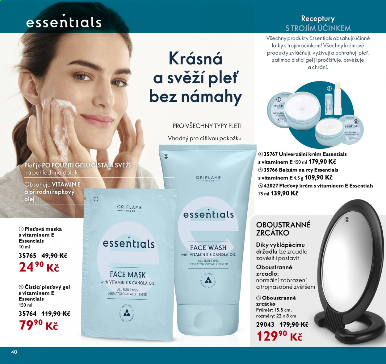 Leták ORIFLAME - 27.7.2021 - 16.8.2021. Strana 40