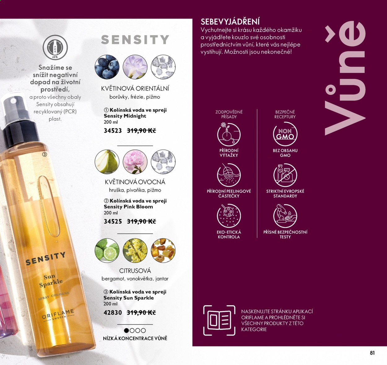 Leták ORIFLAME - 27.7.2021 - 16.8.2021. Strana 81