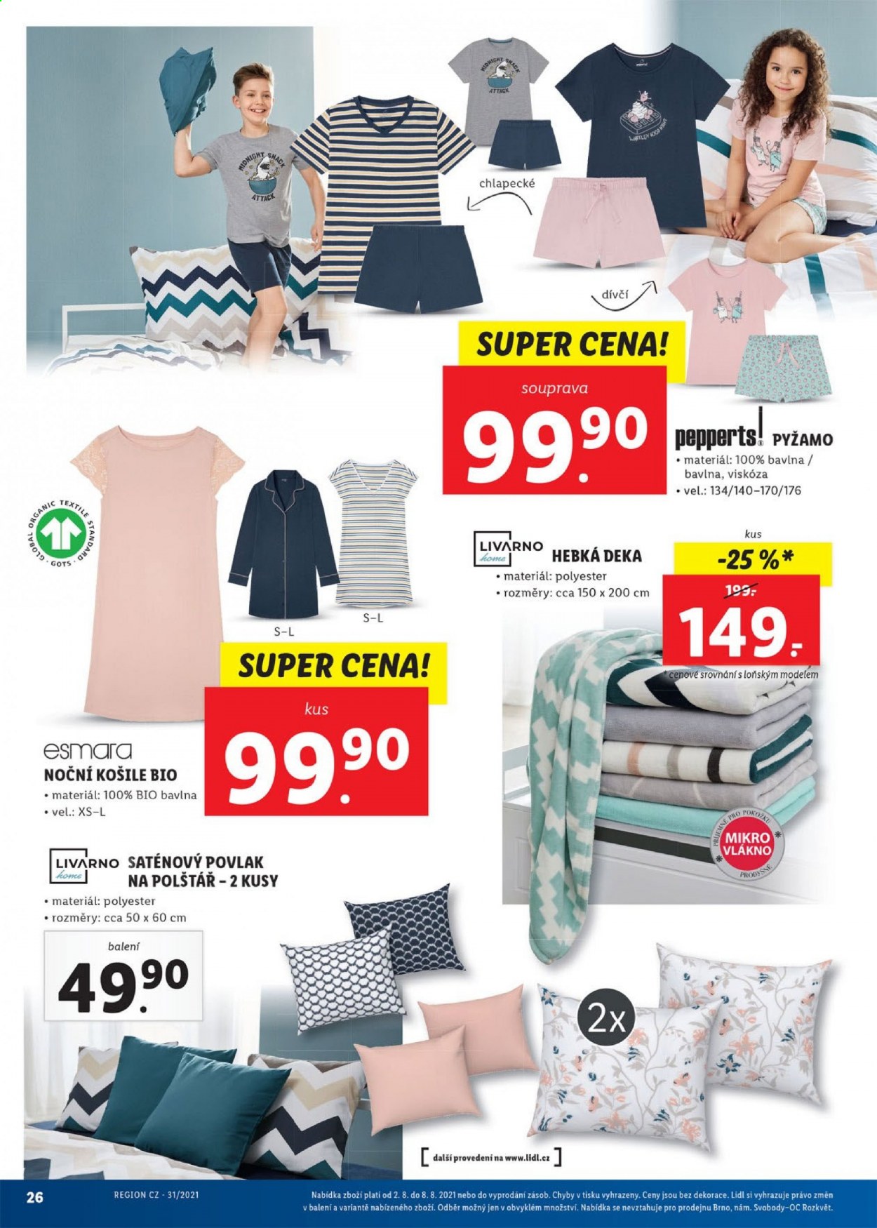 Leták Lidl - 2.8.2021 - 8.8.2021. Strana 26