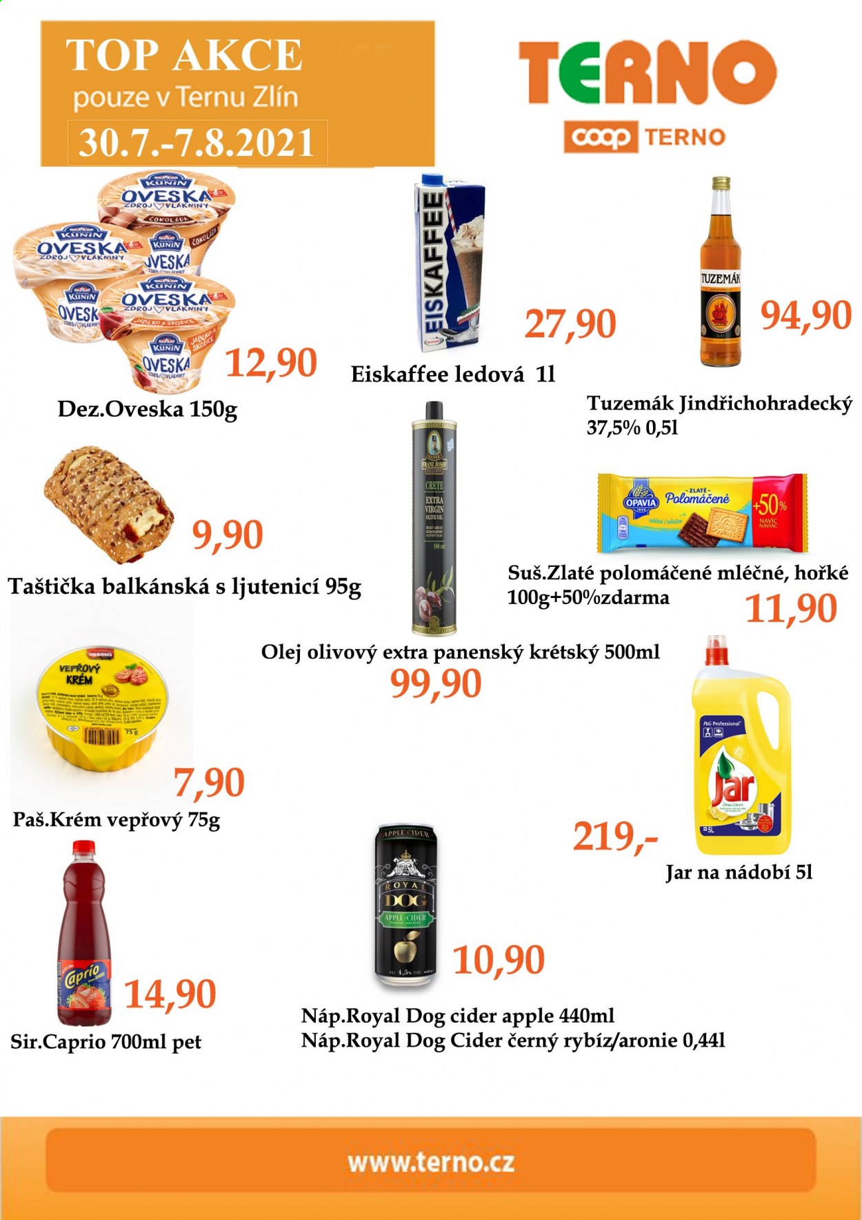 Leták coop TERNO - 30.7.2021 - 7.8.2021. Strana 1