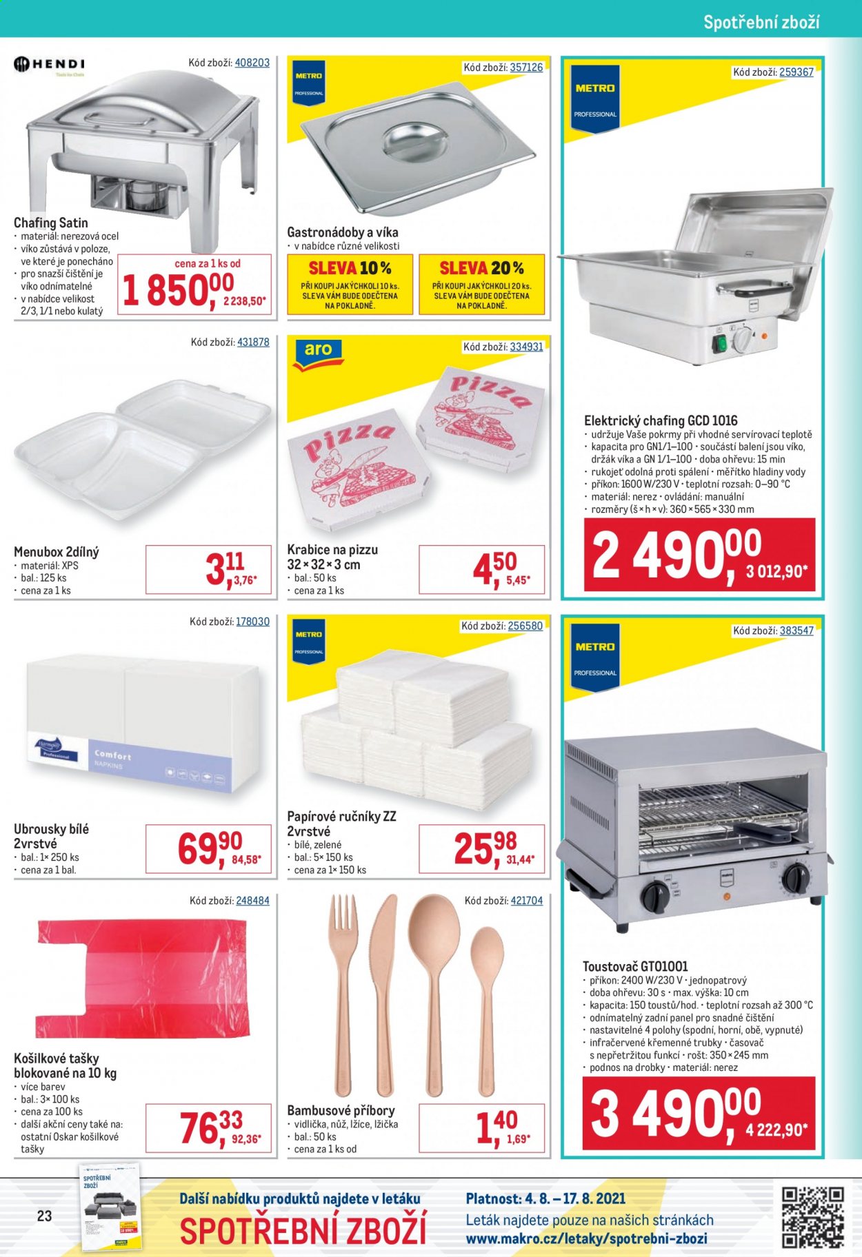 Leták MAKRO - 4.8.2021 - 17.8.2021. Strana 23
