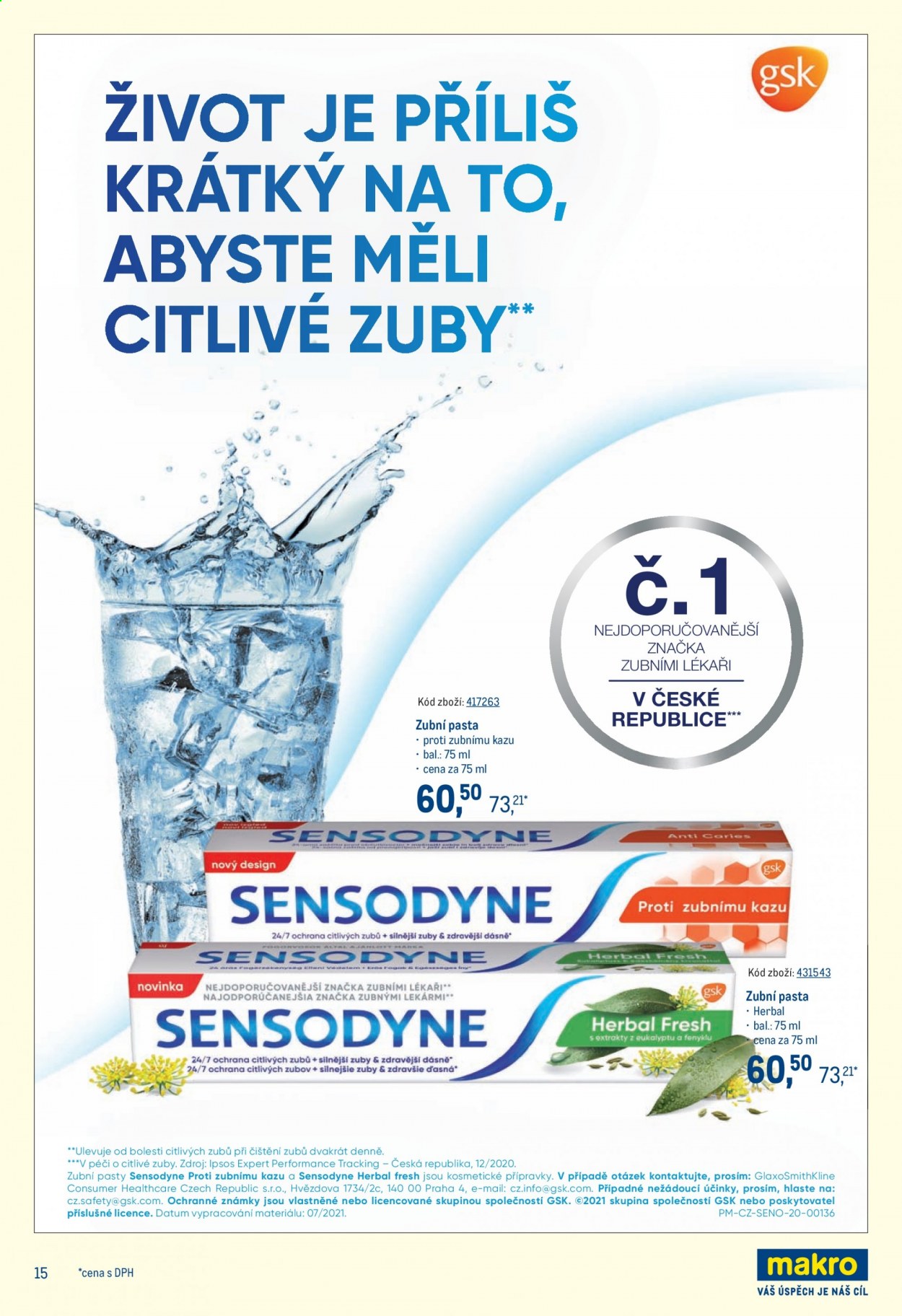 Leták MAKRO - 4.8.2021 - 31.8.2021. Strana 15