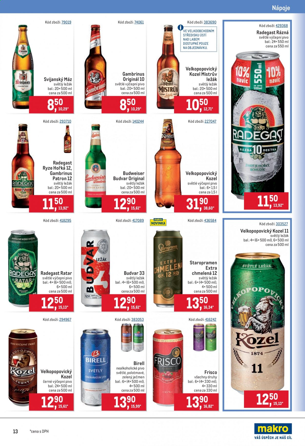 Leták MAKRO - 4.8.2021 - 17.8.2021. Strana 13