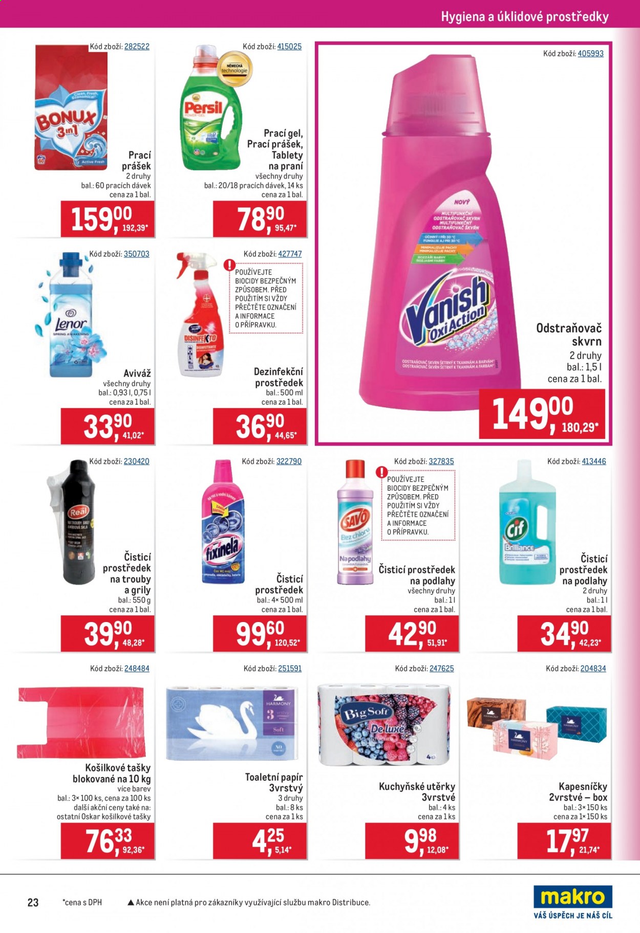 Leták MAKRO - 4.8.2021 - 17.8.2021. Strana 23