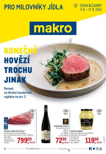Leták MAKRO - 4.8.2021 - 17.8.2021.
