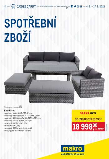 Leták MAKRO - 4.8.2021 - 17.8.2021.