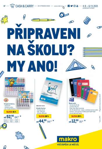 Leták MAKRO - 4.8.2021 - 12.9.2021.