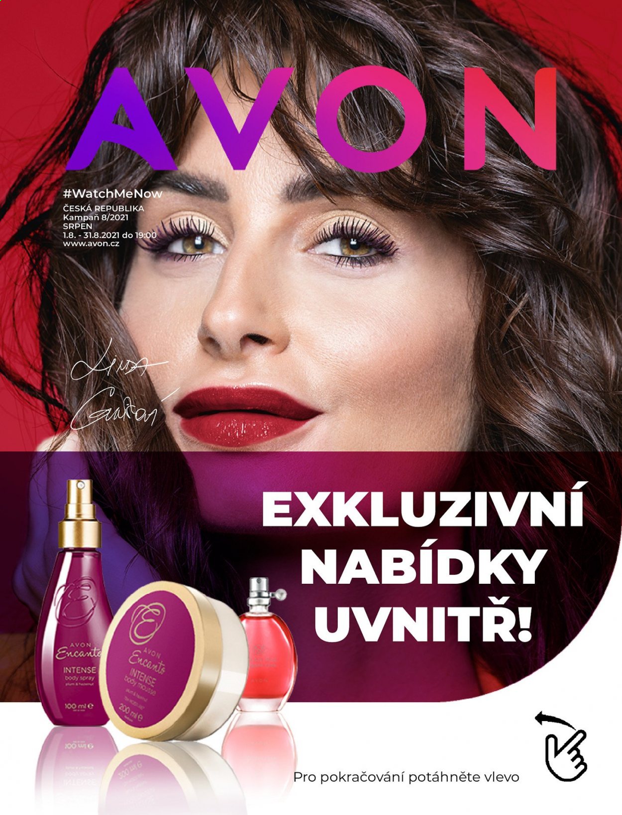 thumbnail - Leták AVON - 1.8.2021 - 31.8.2021 - Produkty v akci - Avon. Strana 1.