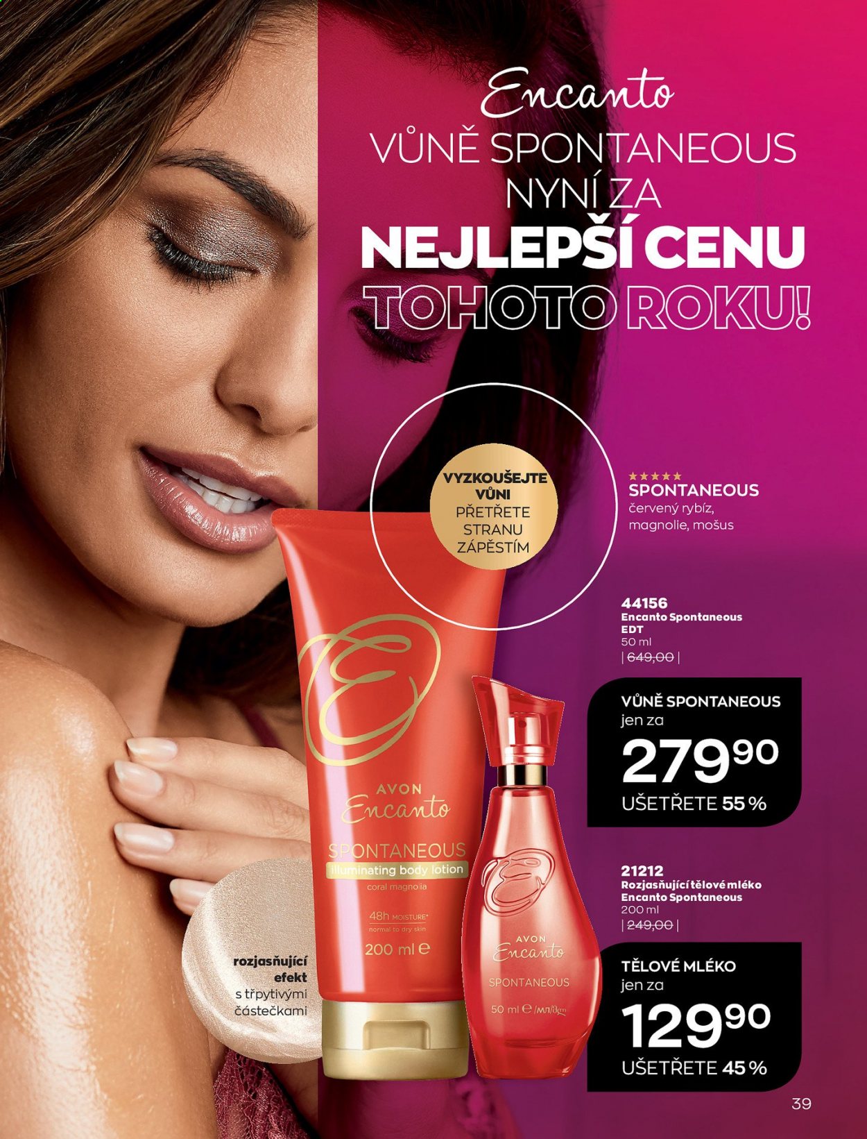 Leták AVON - 1.8.2021 - 31.8.2021. Strana 47