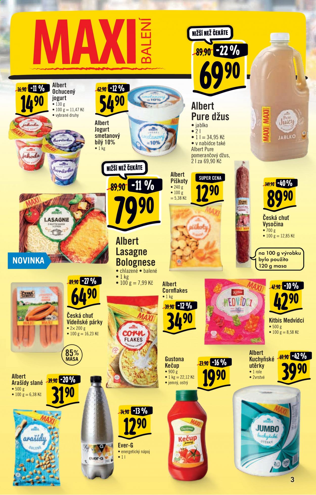 Leták Albert Hypermarket - 4.8.2021 - 10.8.2021. Strana 3