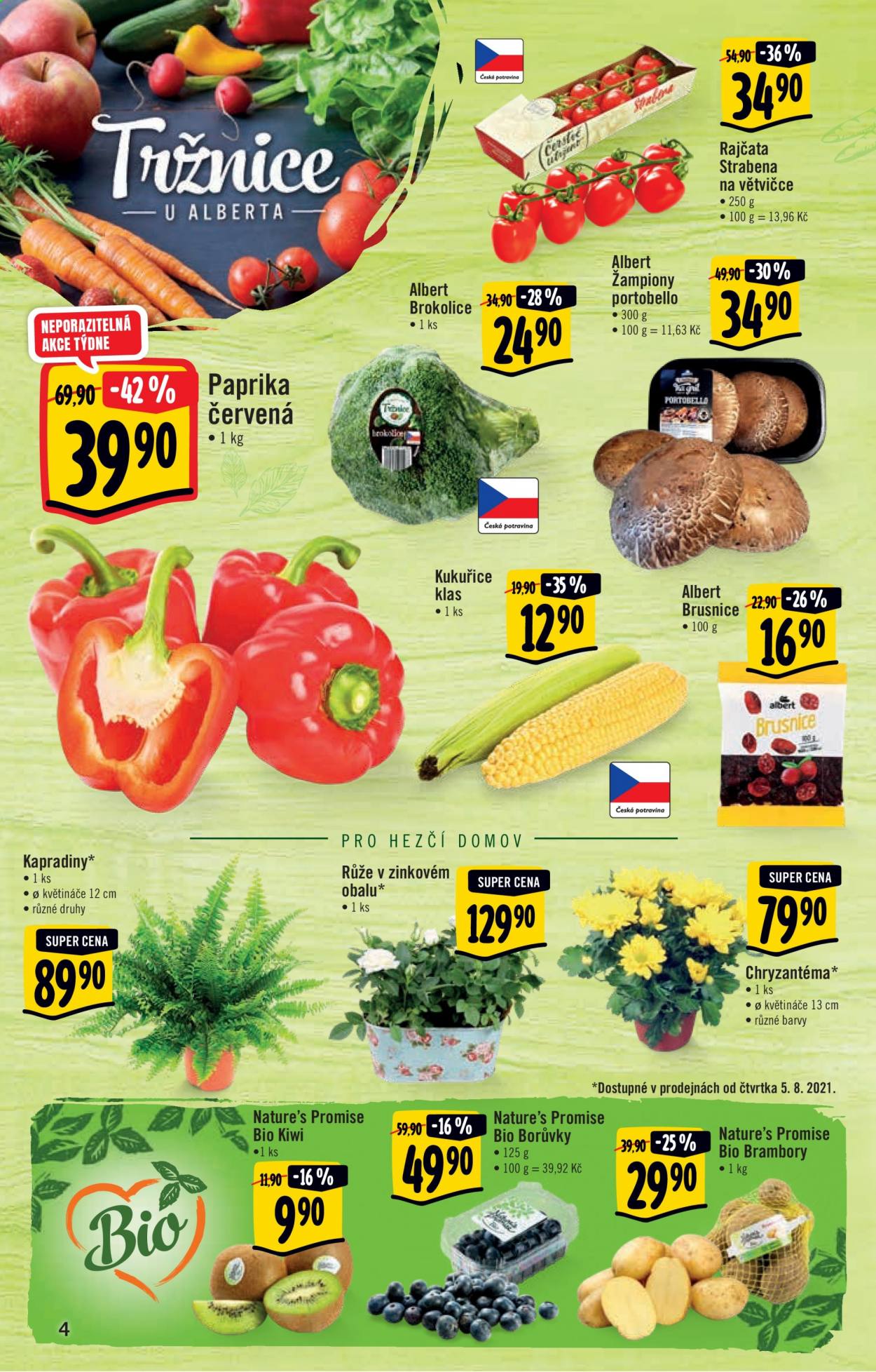 Leták Albert Hypermarket - 4.8.2021 - 10.8.2021. Strana 4