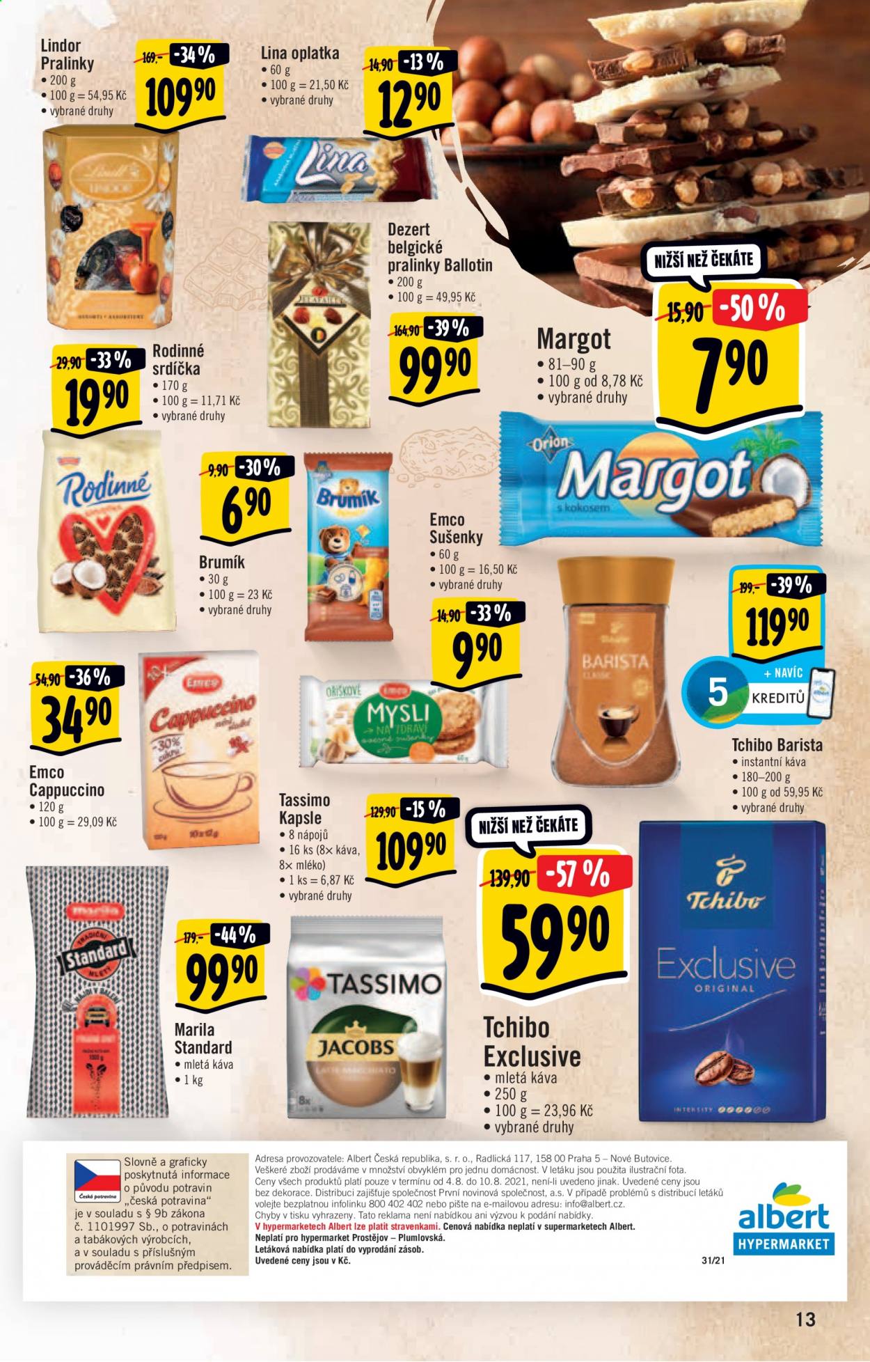 Leták Albert Hypermarket - 4.8.2021 - 10.8.2021. Strana 13