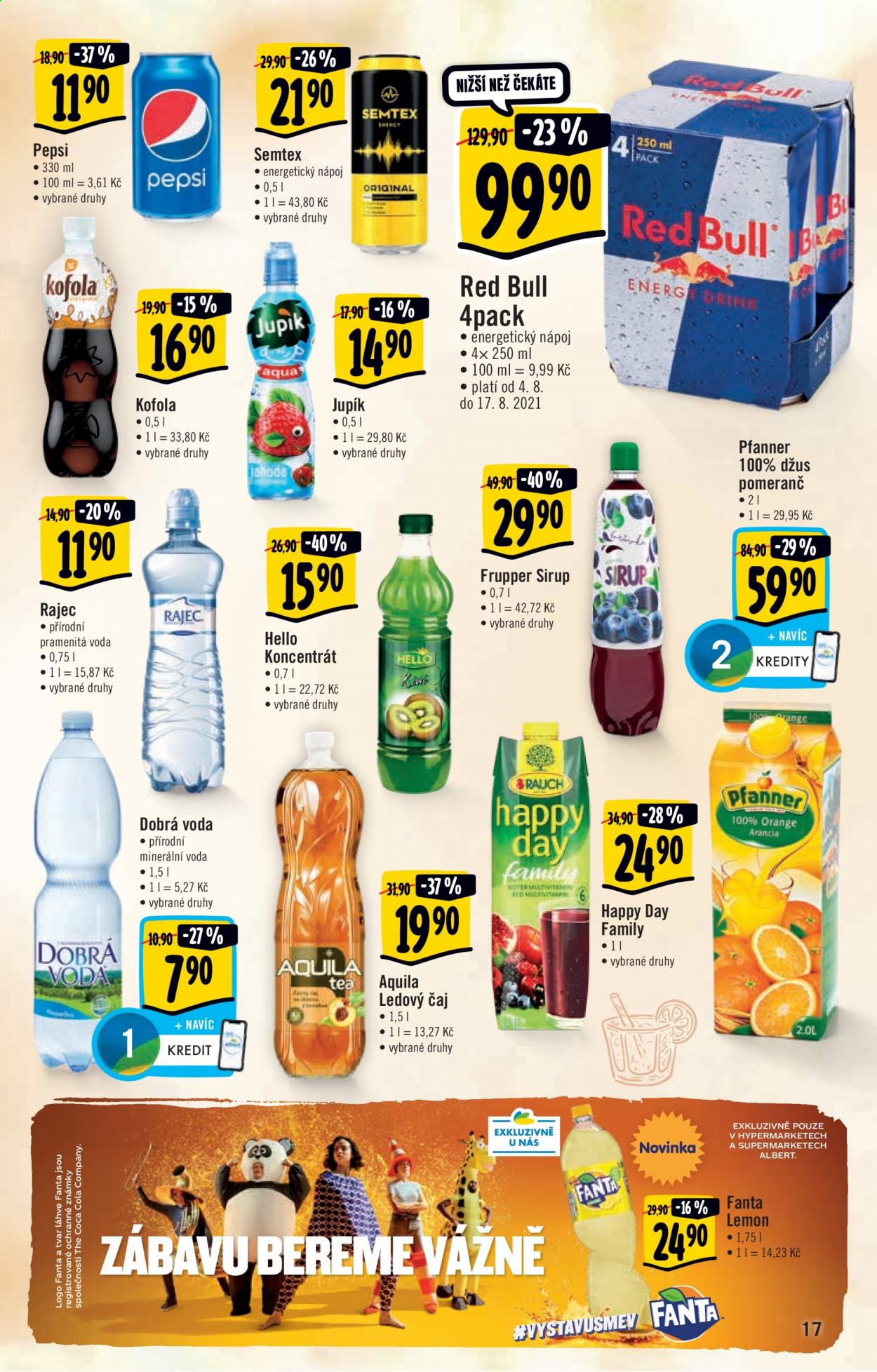 Leták Albert Hypermarket - 4.8.2021 - 10.8.2021. Strana 17