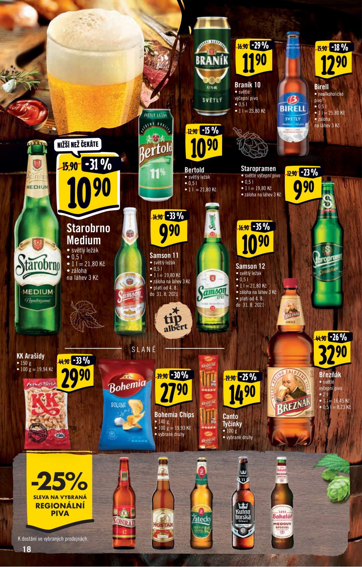 Leták Albert Hypermarket - 4.8.2021 - 10.8.2021. Strana 18
