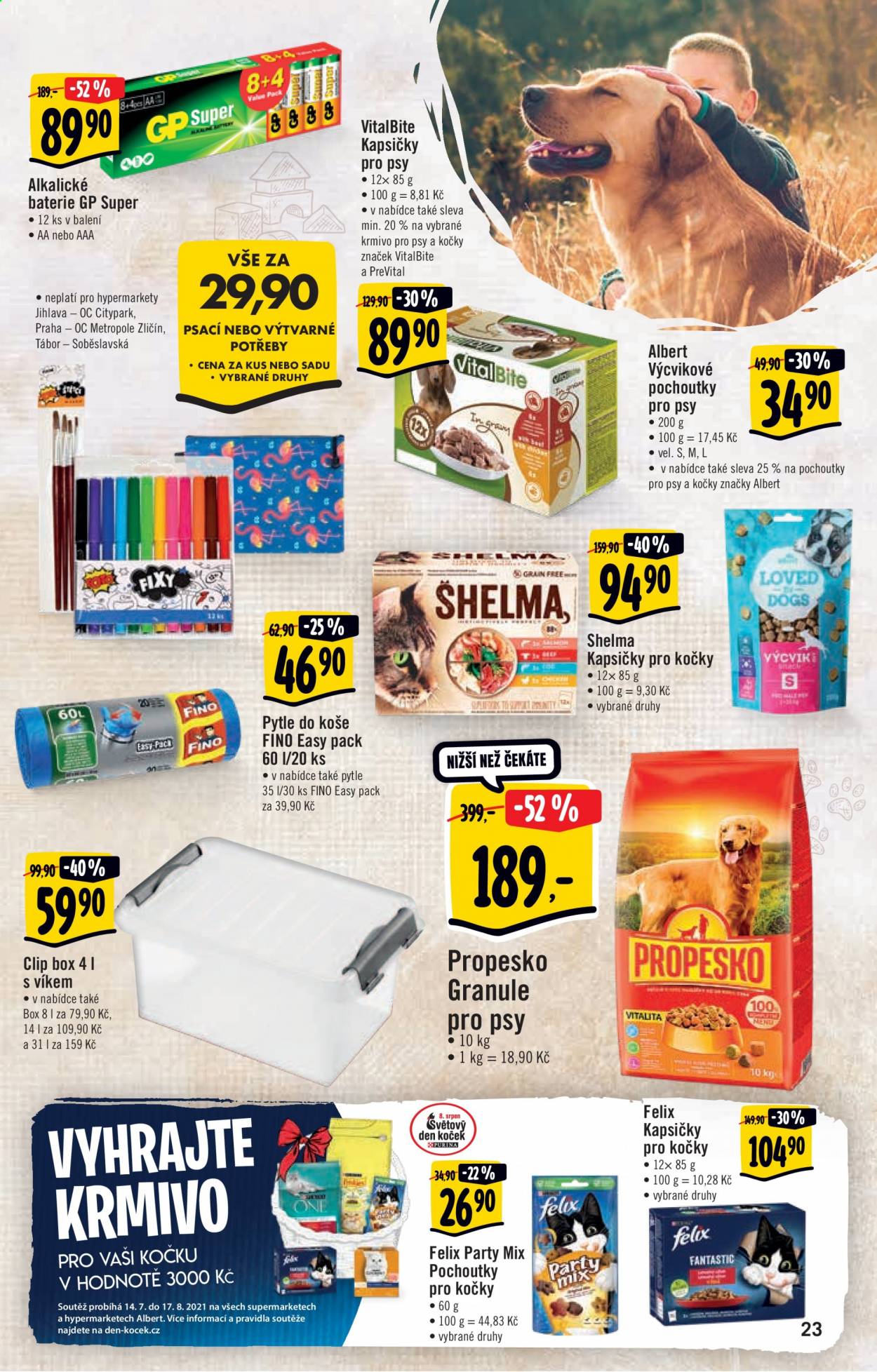 Leták Albert Hypermarket - 4.8.2021 - 10.8.2021. Strana 23