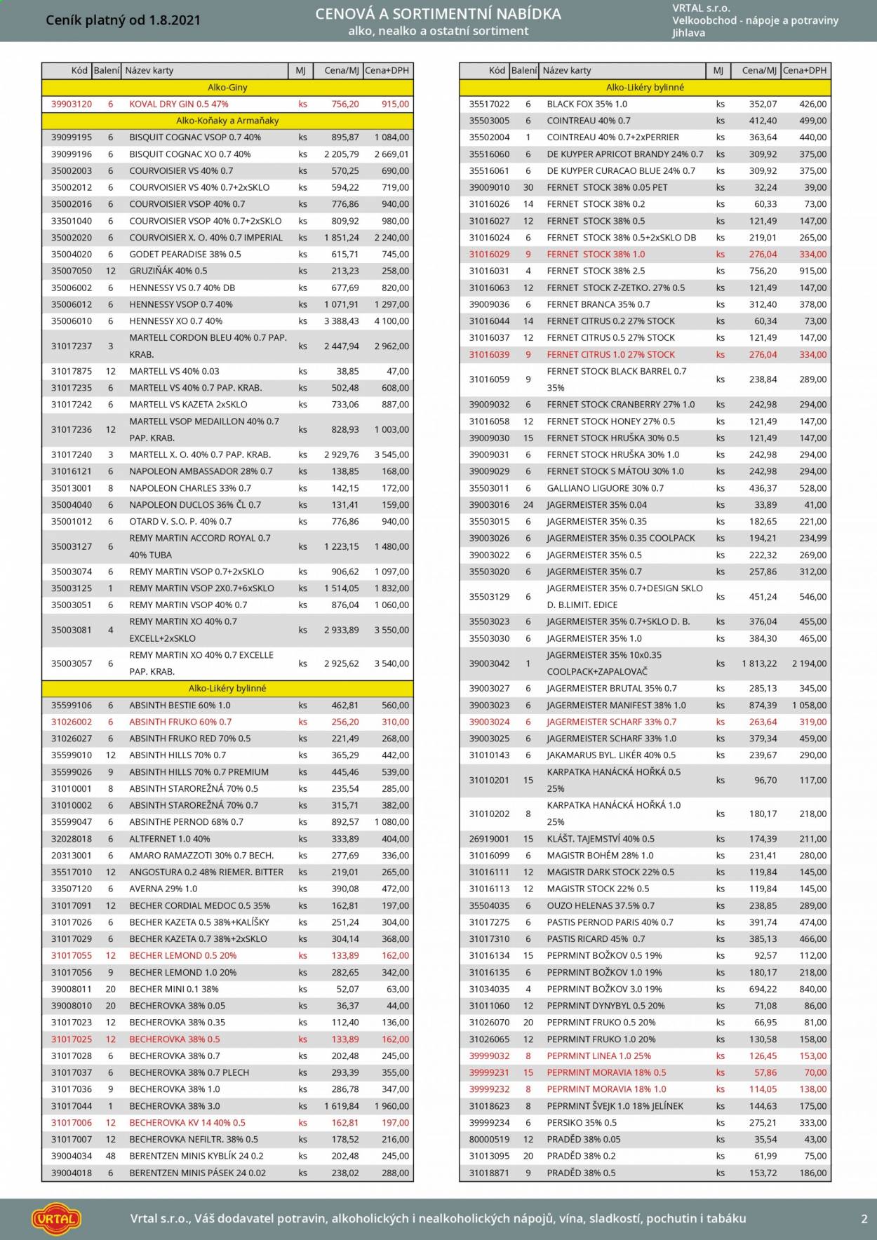 Leták Vrtal - 1.8.2021 - 31.8.2021. Strana 3