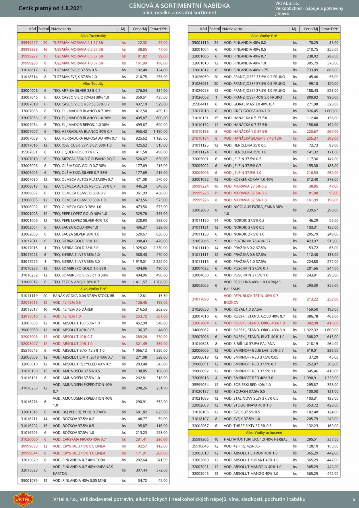 Leták Vrtal - 1.8.2021 - 31.8.2021. Strana 7