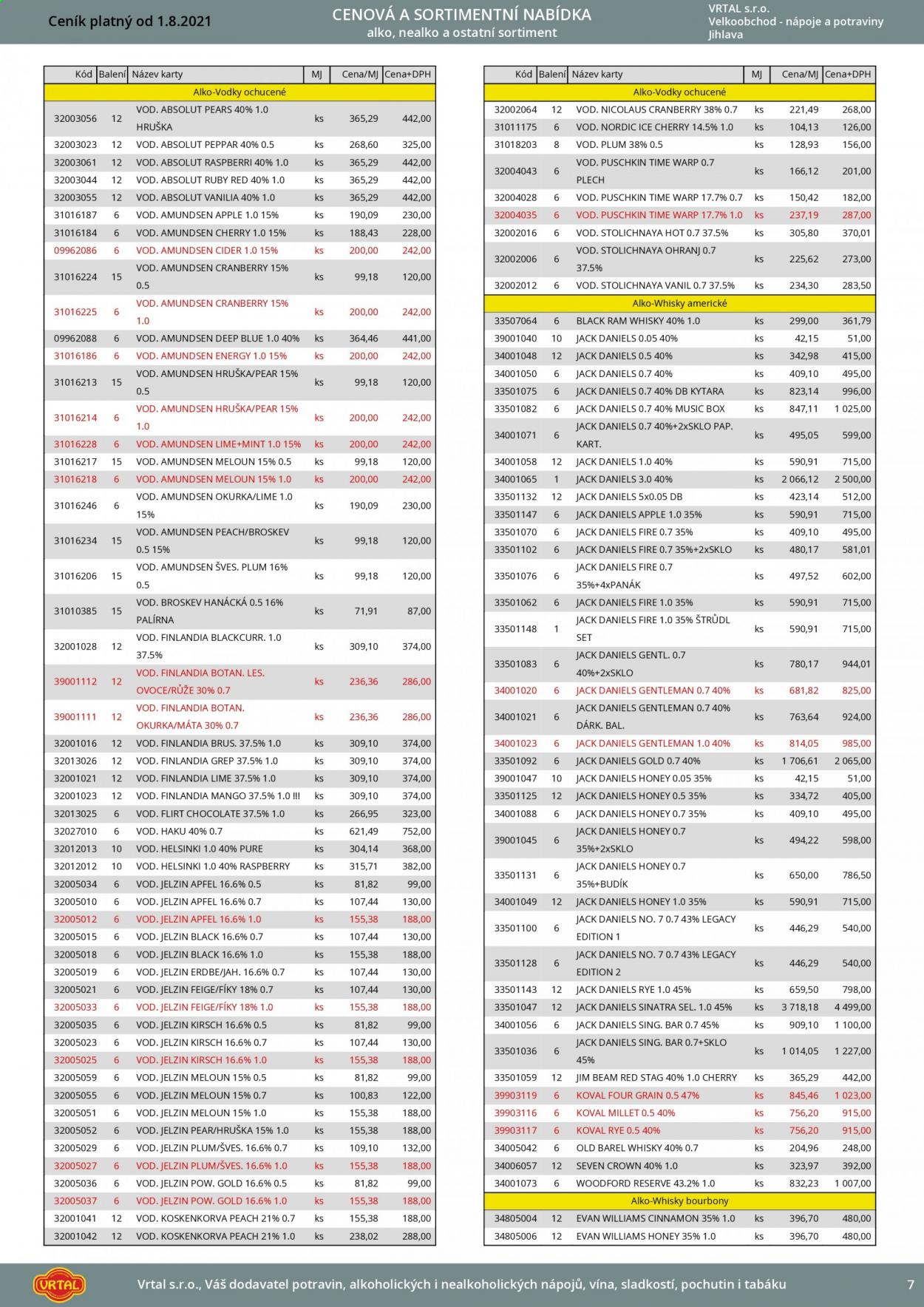 Leták Vrtal - 1.8.2021 - 31.8.2021. Strana 8