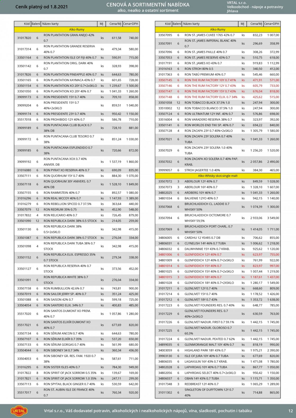 Leták Vrtal - 1.8.2021 - 31.8.2021. Strana 13