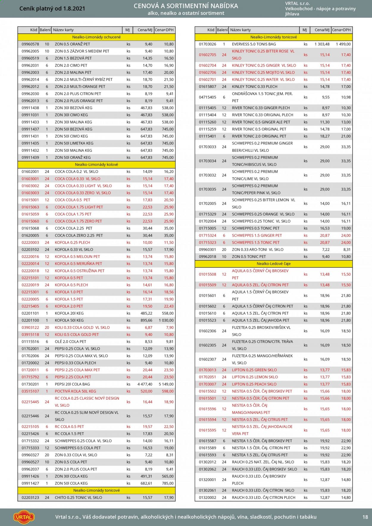 Leták Vrtal - 1.8.2021 - 31.8.2021. Strana 19