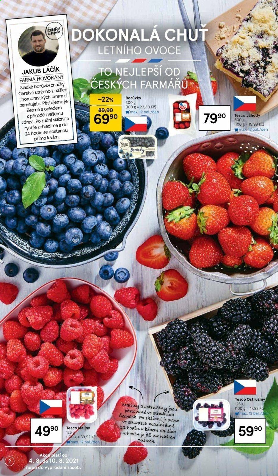 Leták TESCO - 4.8.2021 - 10.8.2021. Strana 2