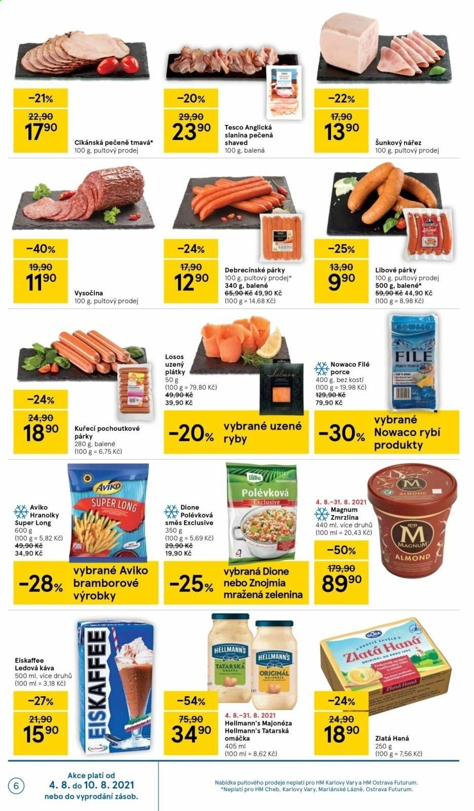 Leták TESCO - 4.8.2021 - 10.8.2021. Strana 6