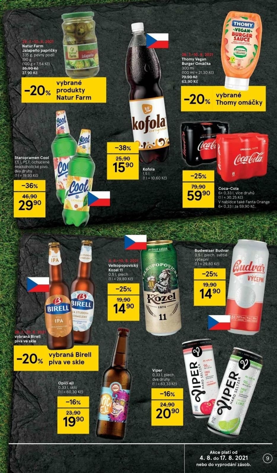 Leták TESCO - 4.8.2021 - 10.8.2021. Strana 9