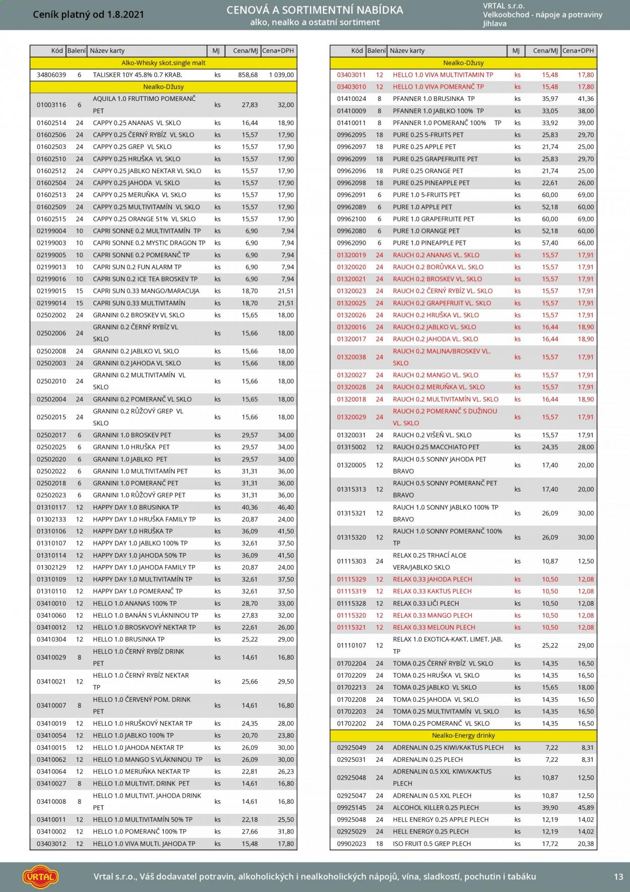 Leták Vrtal - 1.8.2021 - 31.8.2021. Strana 14