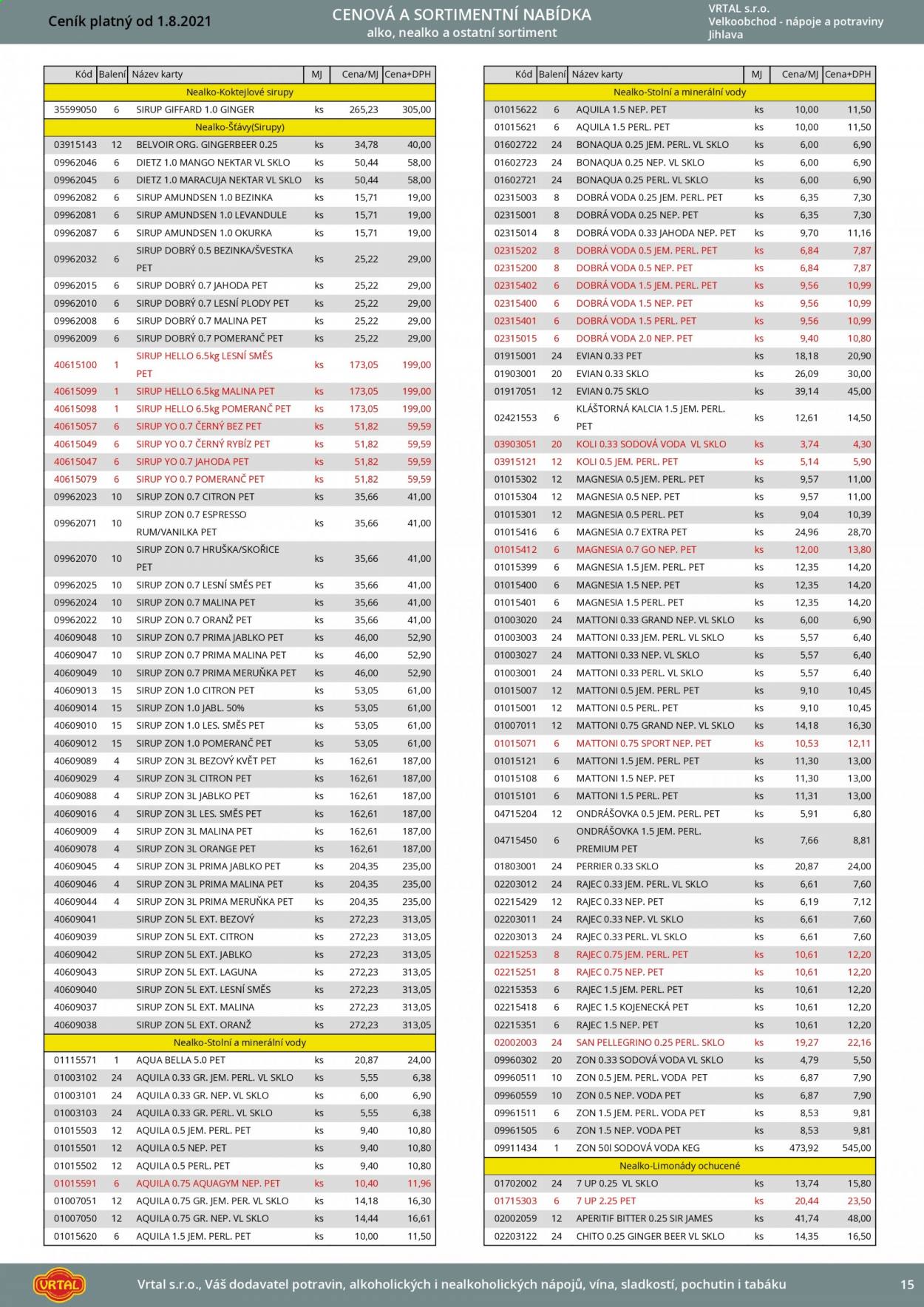 Leták Vrtal - 1.8.2021 - 31.8.2021. Strana 16