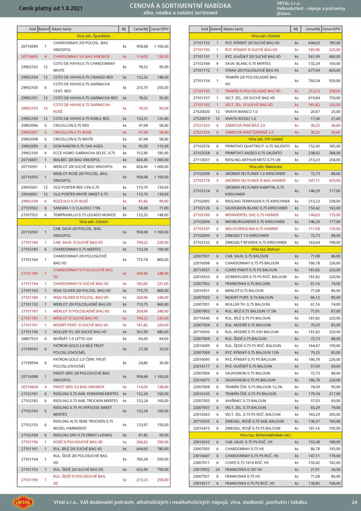 Leták Vrtal - 1.8.2021 - 31.8.2021. Strana 25