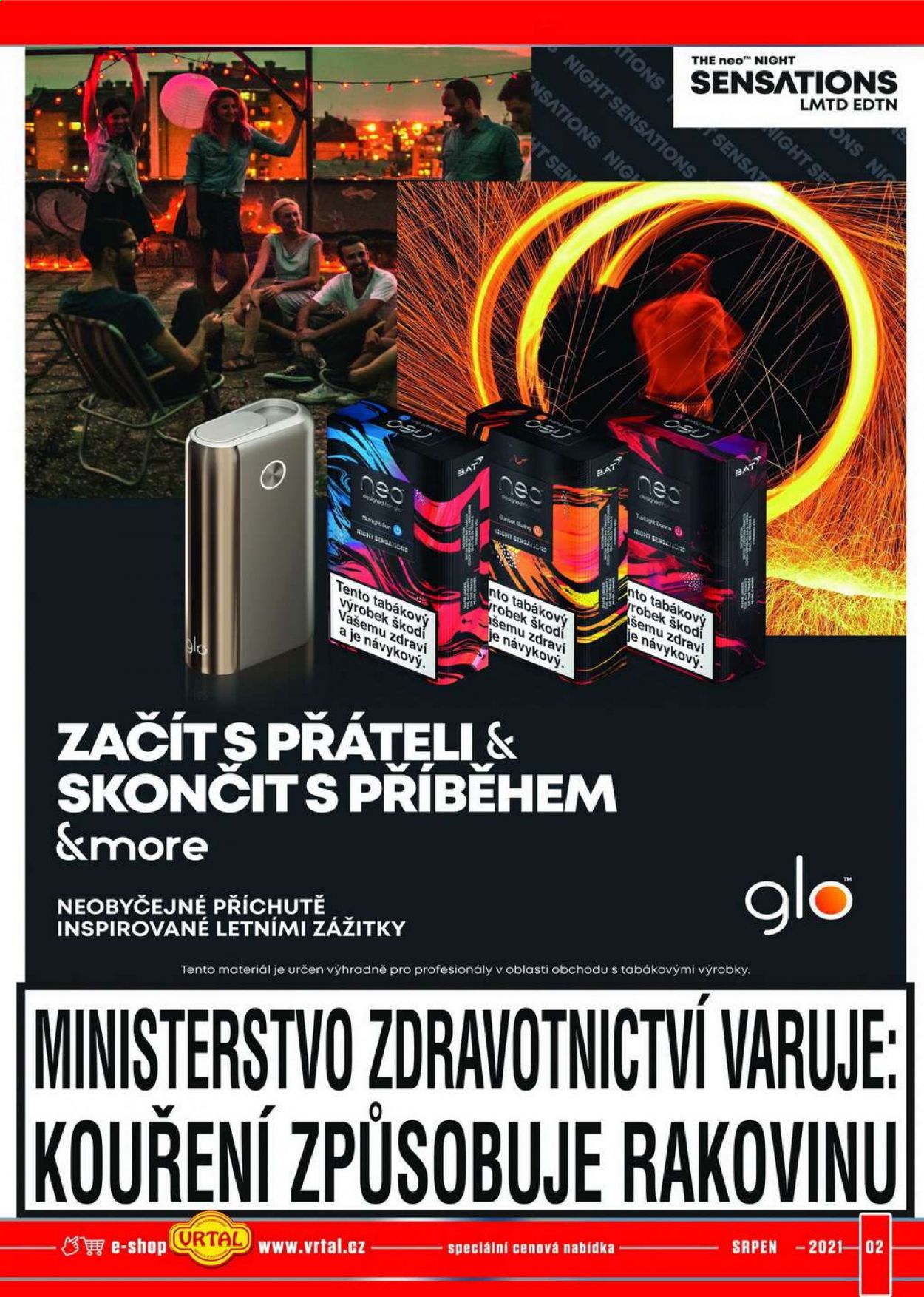 Leták Vrtal - 1.8.2021 - 31.8.2021. Strana 2