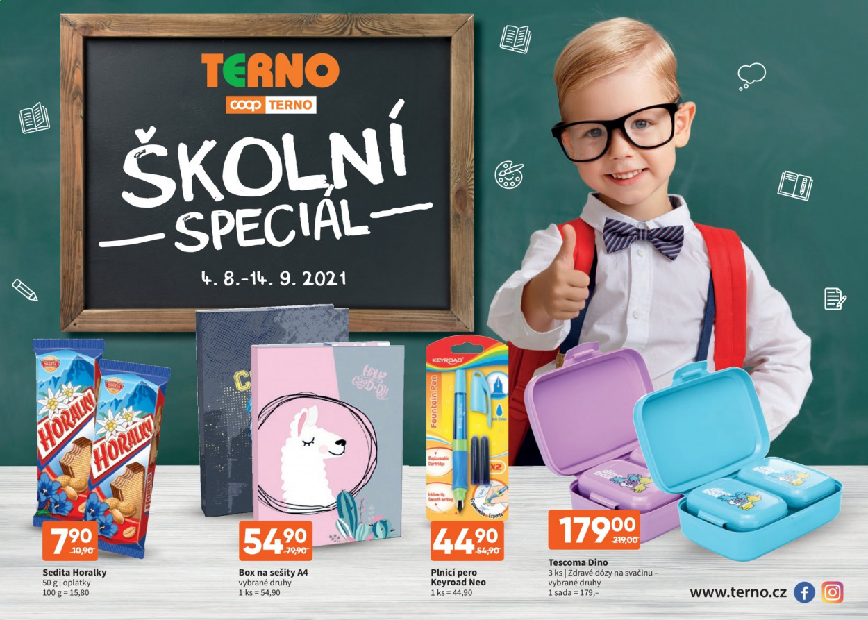 Leták coop TERNO - 4.8.2021 - 14.9.2021. Strana 1