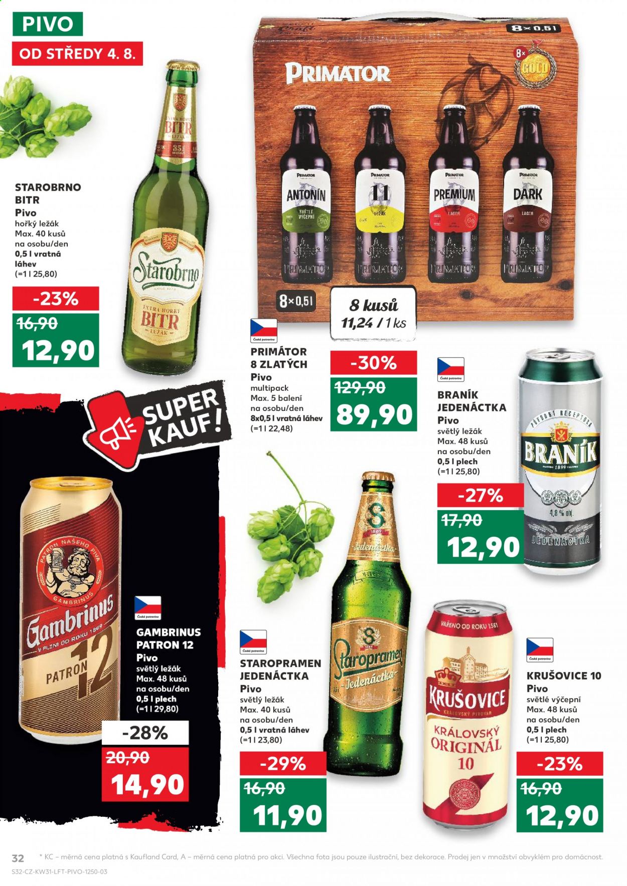 Leták Kaufland - 4.8.2021 - 10.8.2021. Strana 32