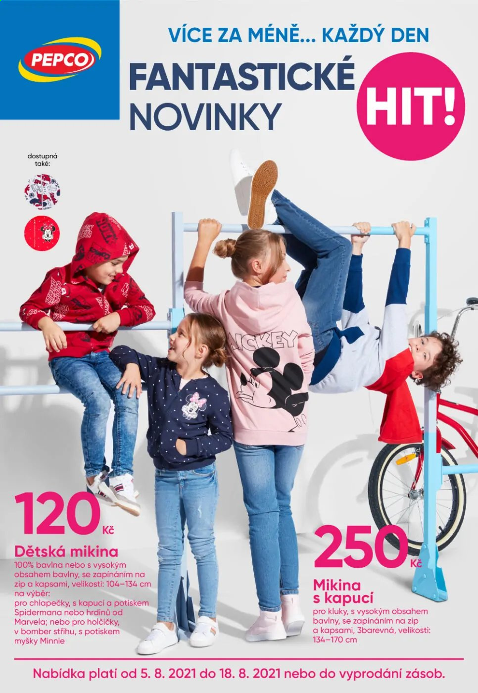 Leták PEPCO - 5.8.2021 - 18.8.2021. Strana 1