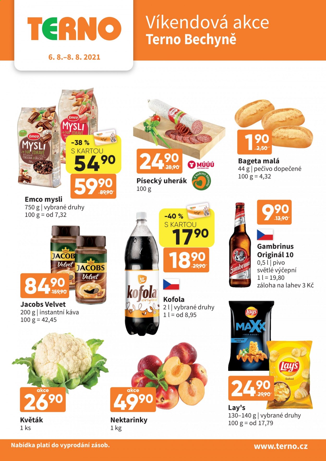 Leták coop TERNO - 6.8.2021 - 8.8.2021. Strana 1