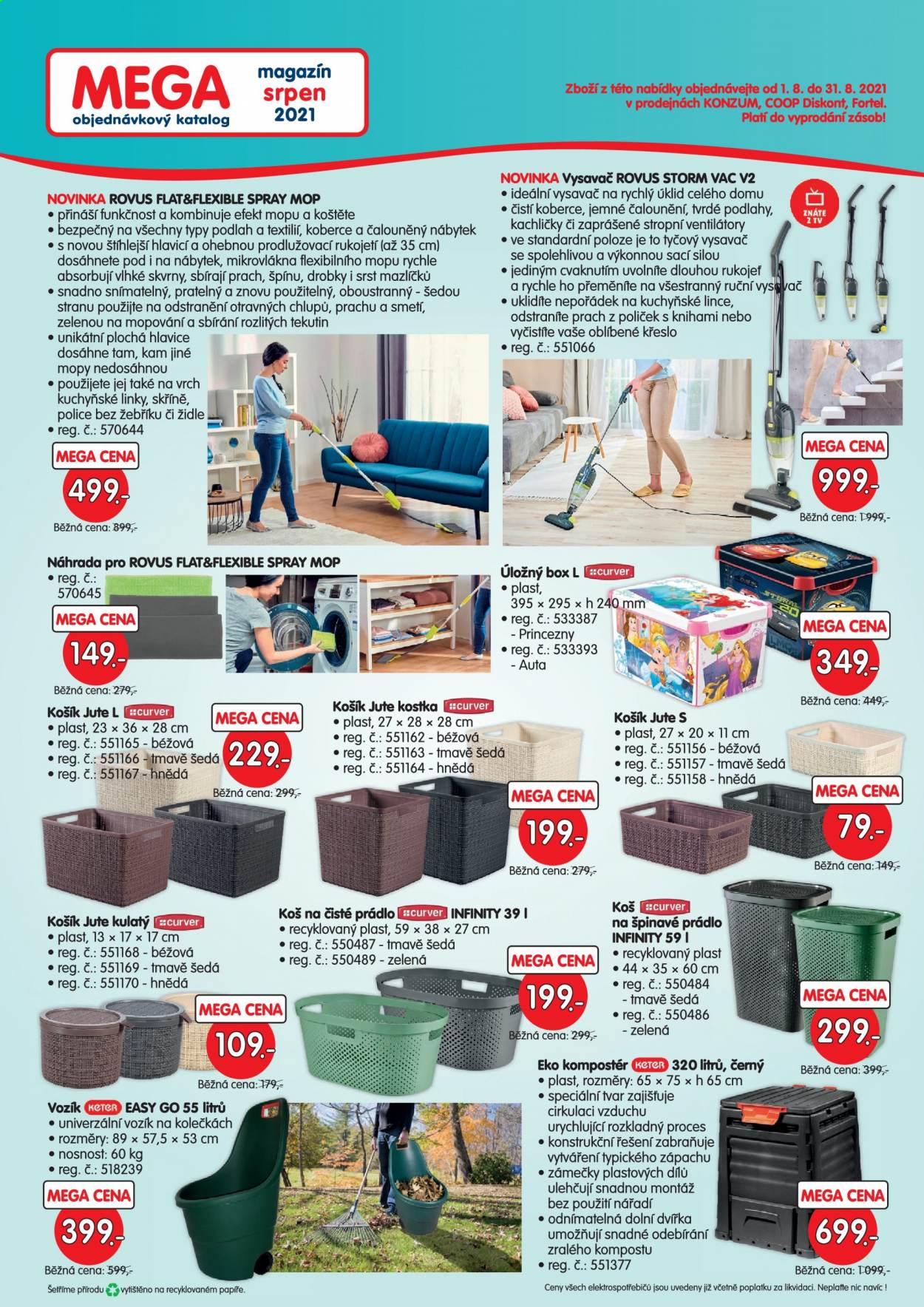 Leták Konzum - 1.8.2021 - 31.8.2021. Strana 6