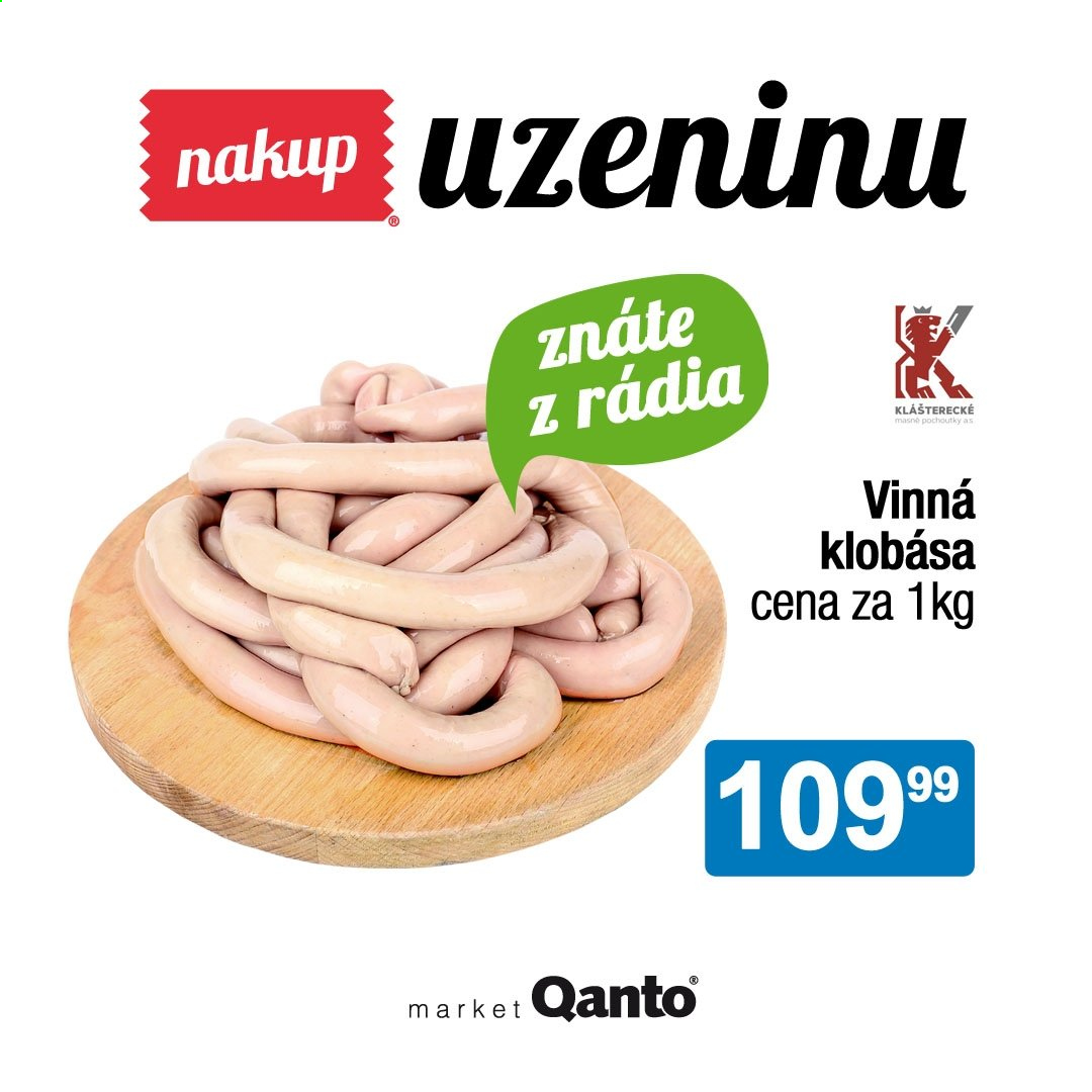 Leták Qanto market - 6.8.2021 - 8.8.2021. Strana 1