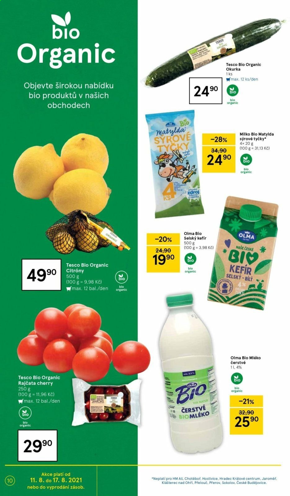 Leták TESCO - 11.8.2021 - 17.8.2021. Strana 10