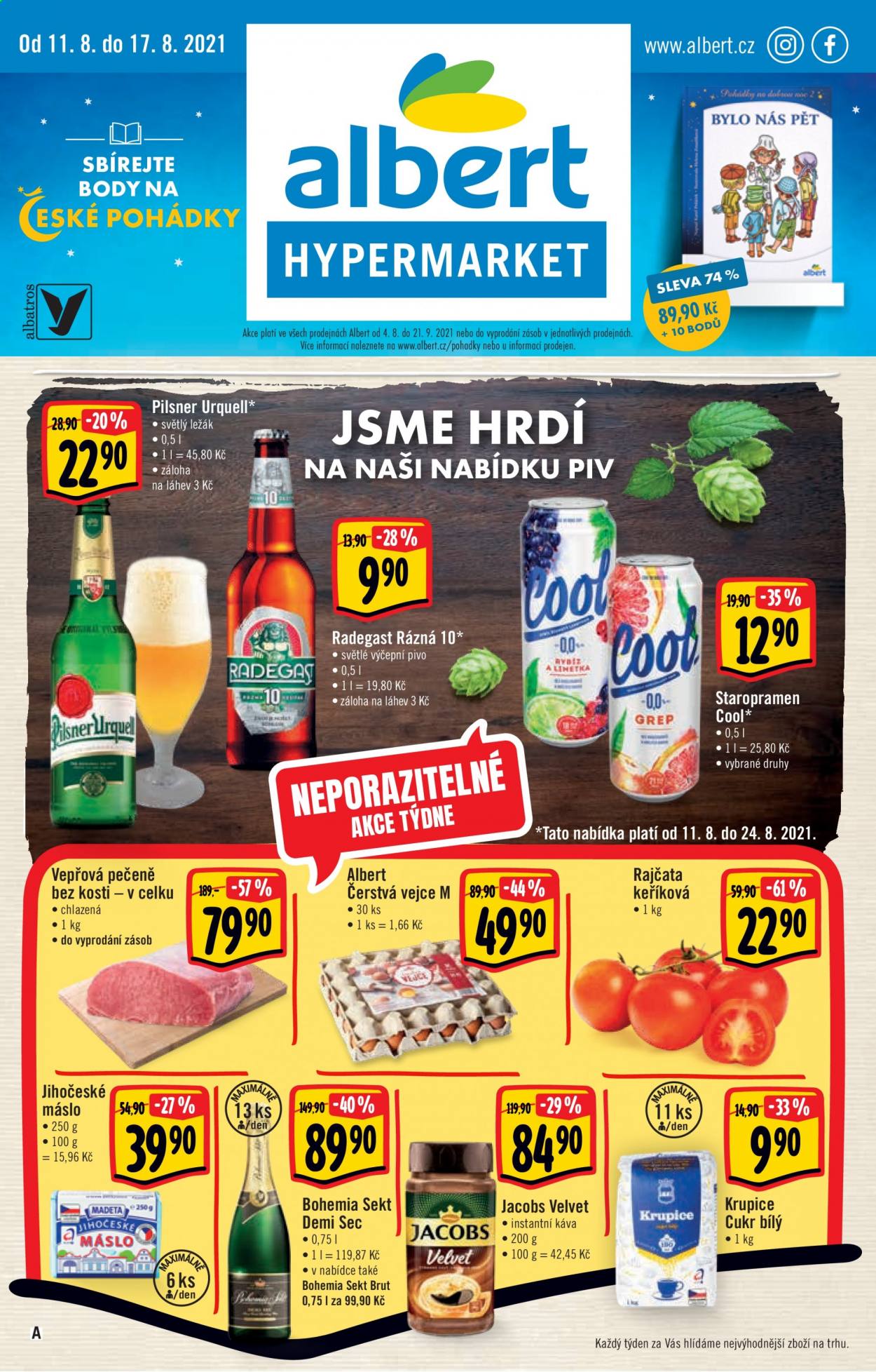 Leták Albert Hypermarket - 11.8.2021 - 17.8.2021. Strana 1