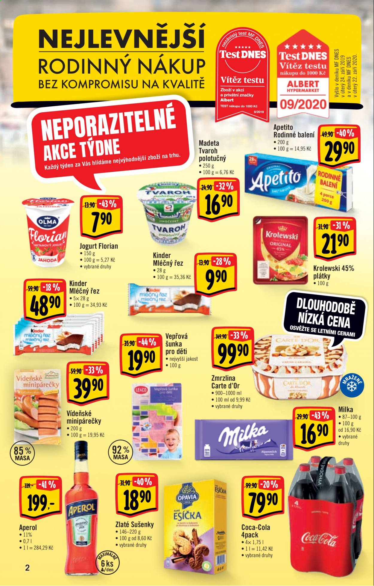 Leták Albert Hypermarket - 11.8.2021 - 17.8.2021. Strana 2