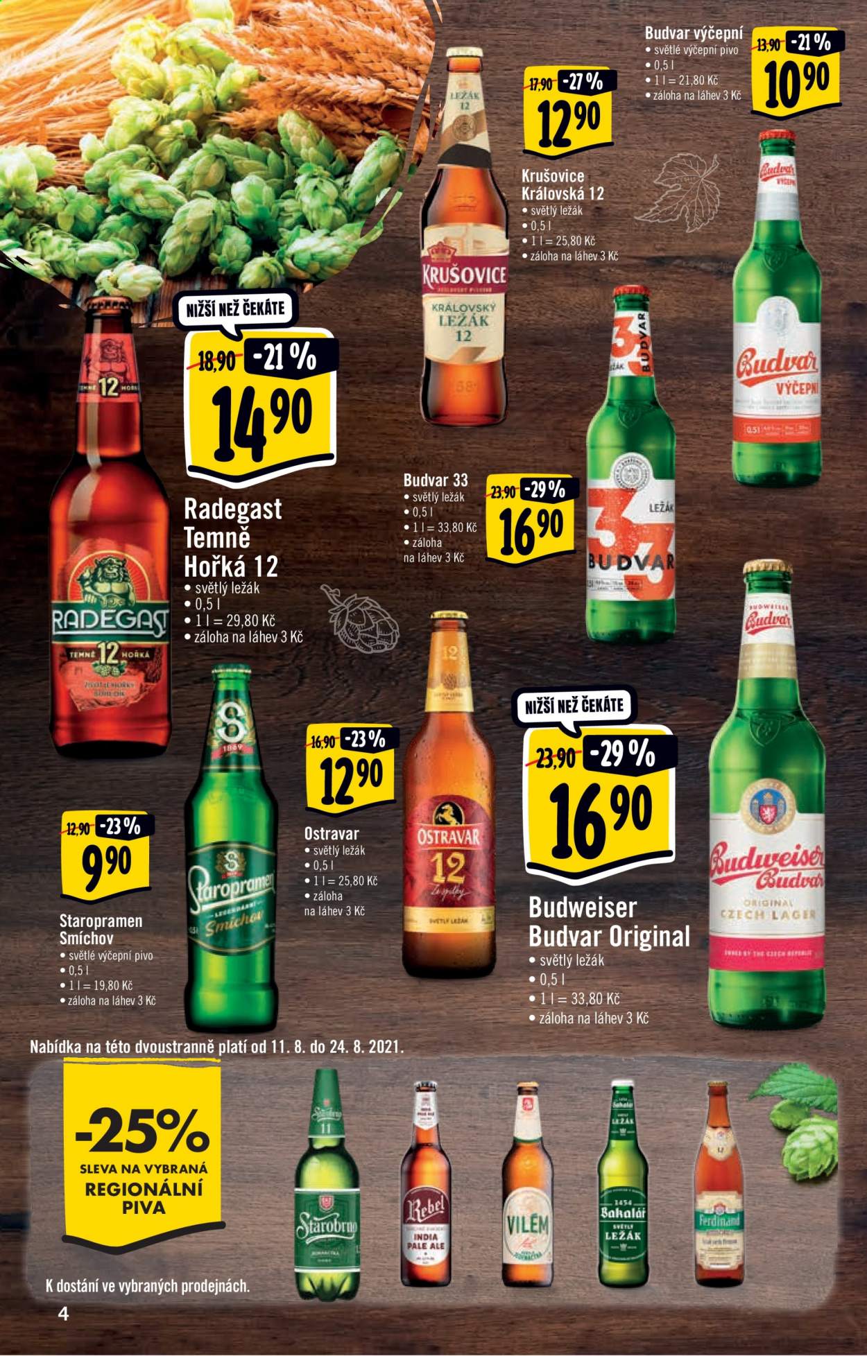 Leták Albert Hypermarket - 11.8.2021 - 17.8.2021. Strana 4