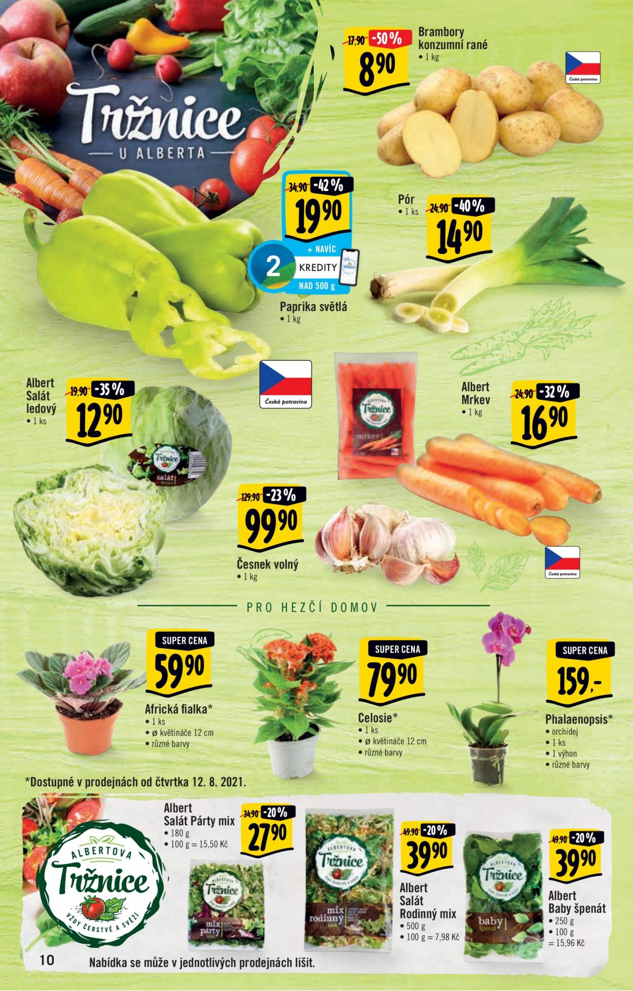 Leták Albert Hypermarket - 11.8.2021 - 17.8.2021. Strana 10