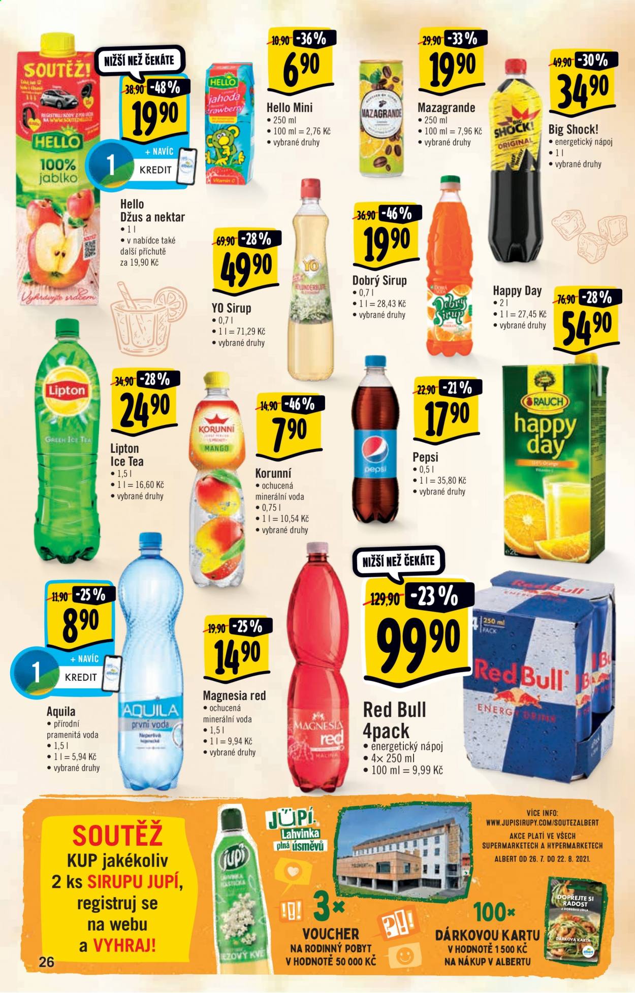 Leták Albert Hypermarket - 11.8.2021 - 17.8.2021. Strana 26