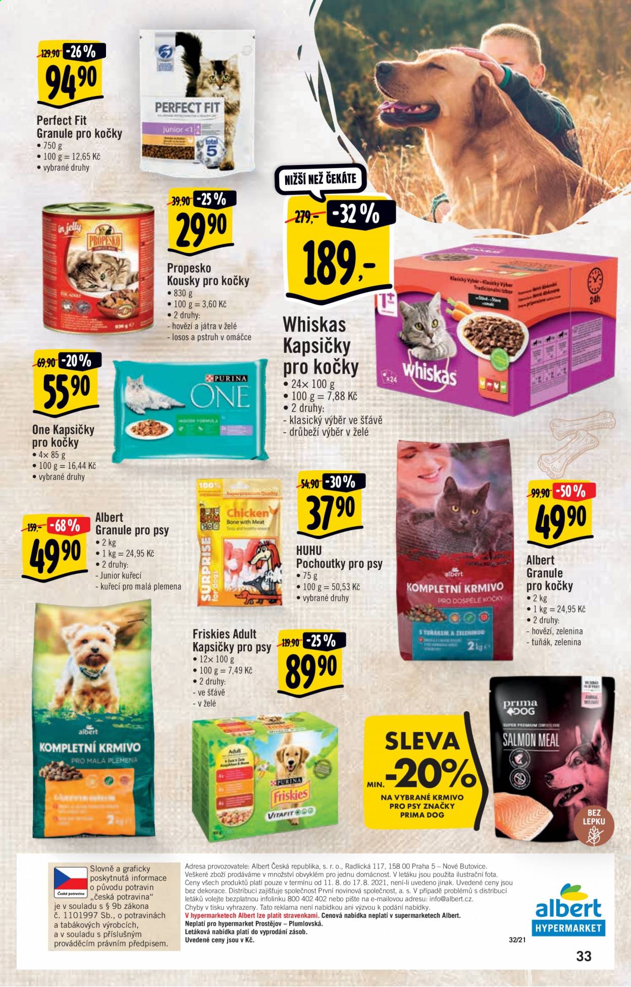 Leták Albert Hypermarket - 11.8.2021 - 17.8.2021. Strana 33