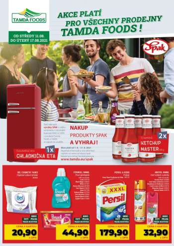 Leták Tamda Foods - 11.8.2021 - 17.8.2021.