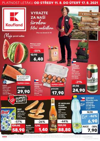 Leták Kaufland - 11.8.2021 - 17.8.2021.