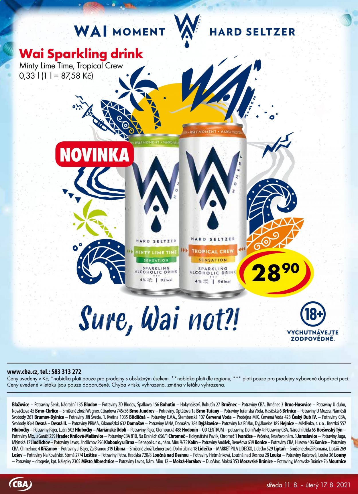 Leták CBA Premium - 11.8.2021 - 17.8.2021. Strana 6