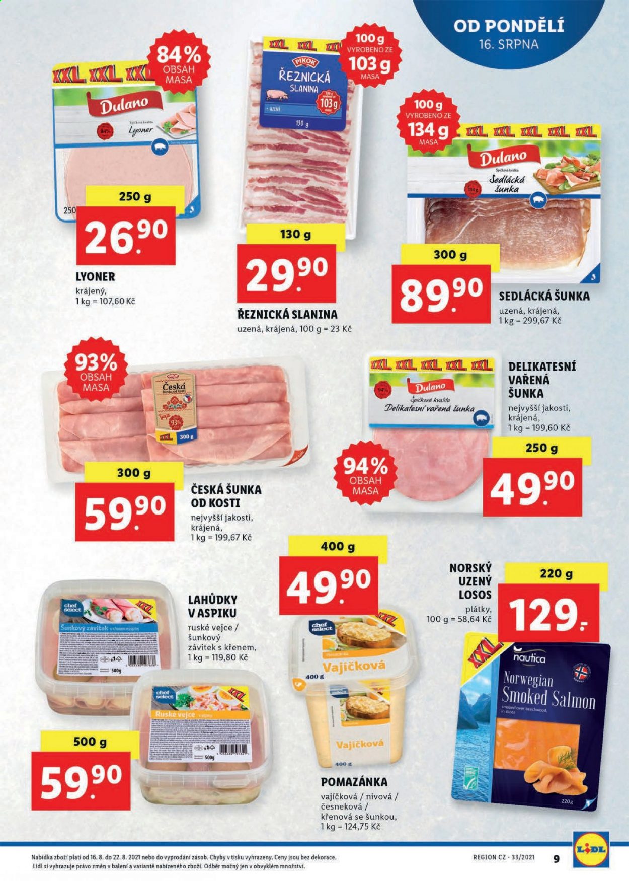 Leták Lidl - 16.8.2021 - 22.8.2021. Strana 9